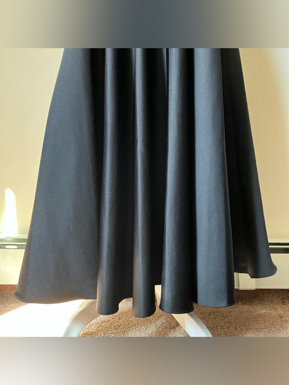 Jay Godfrey Black Pettigrew Strapless A-line Midi Dress size 4 - Picture 8 of 13